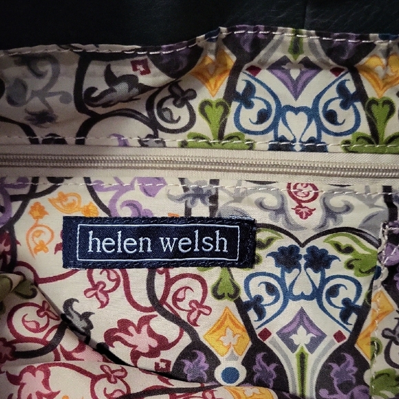 HELEN WELSH LIKE NEW Elegant Black Leather Shoulder Bag - Picture 11 of 14